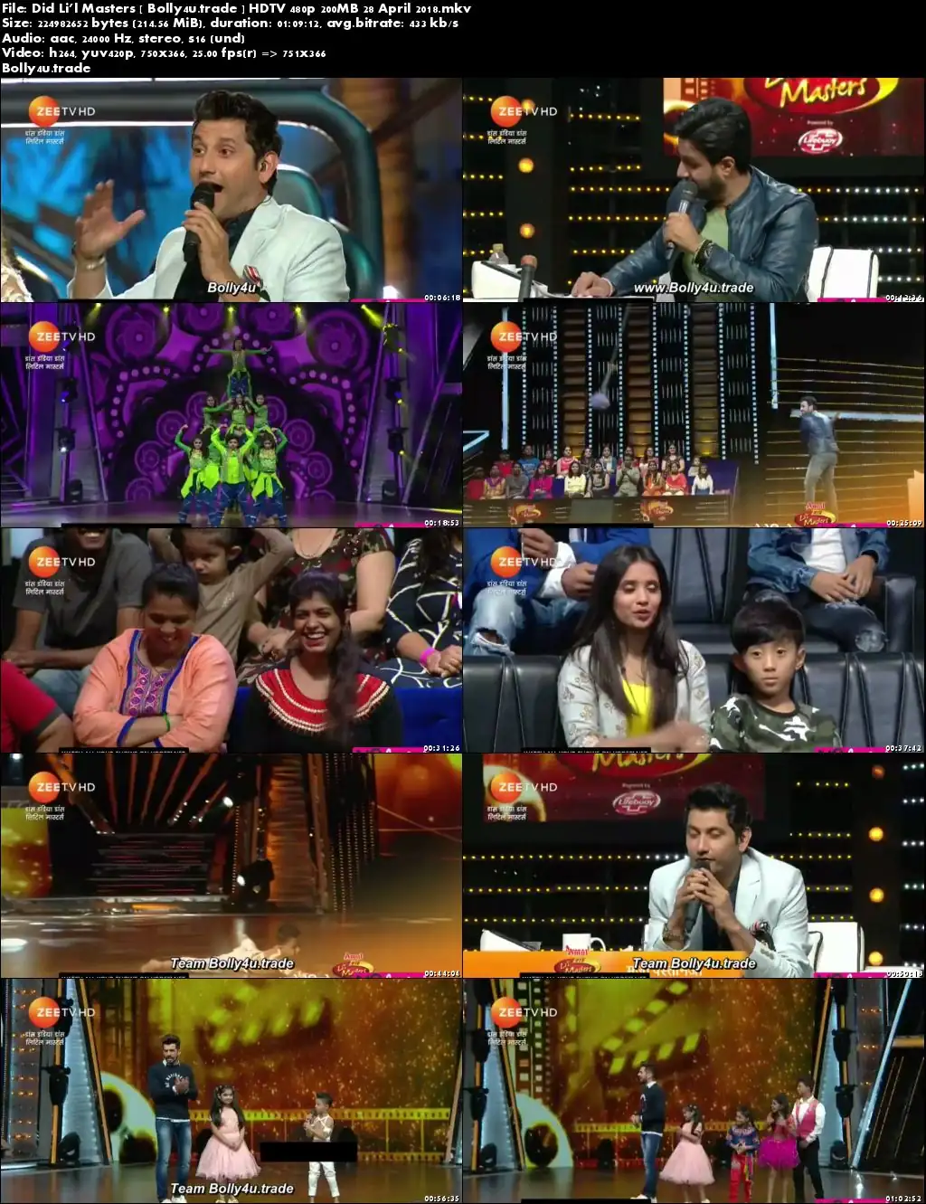 Did Lil Masters HDTV 480p 200MB 28 April 2018 Download Did Lil Masters HDTV 480p 200MB 28 April 2018 Download