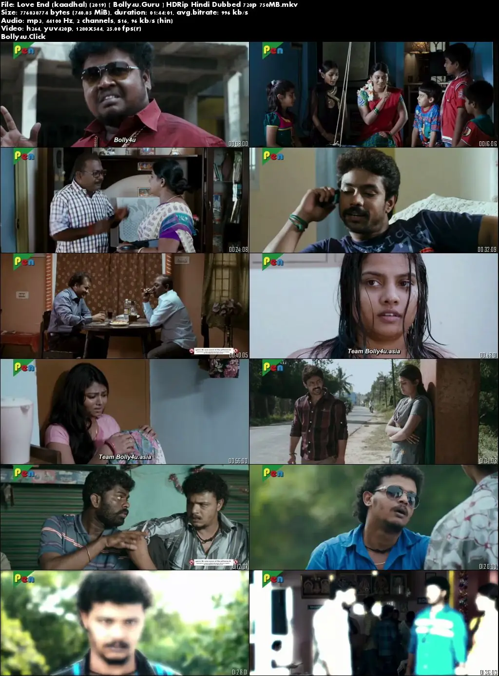 Love End 2019 HDRip 750MB Hindi Dubbed 720p Download
