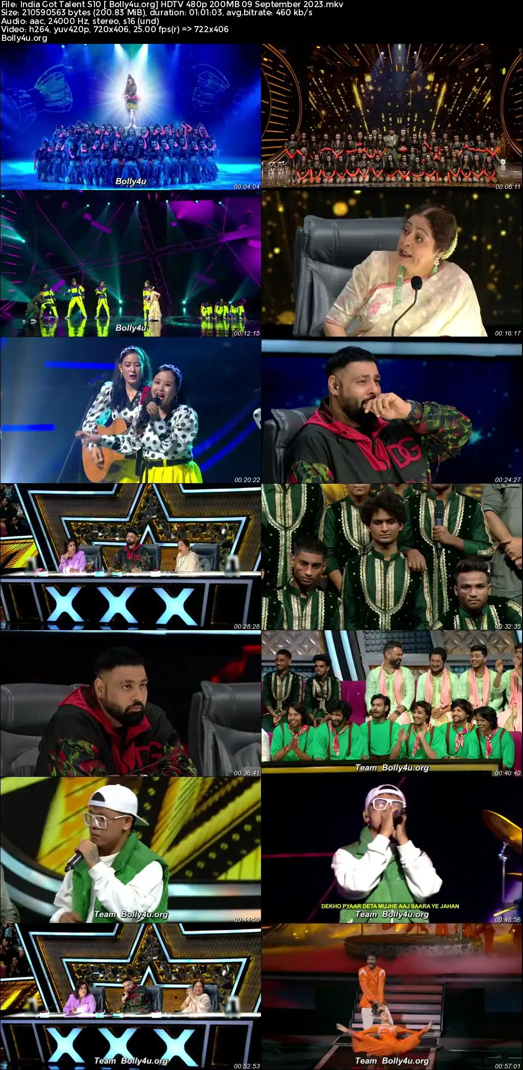 India Got Talent S10 HDTV 480p 200MB 09 September 2023 Download
