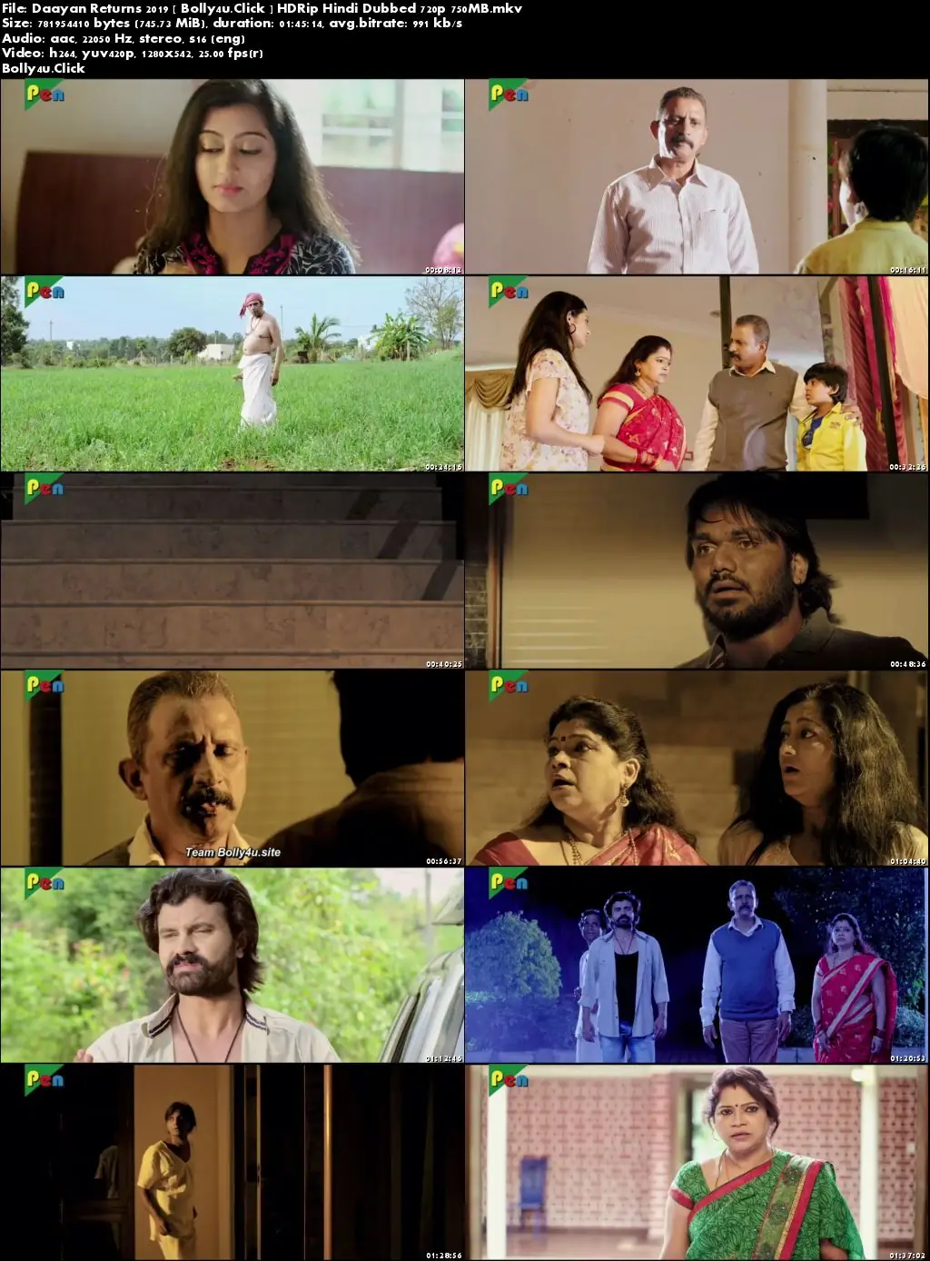 Daayan Returns 2019 HDRip 750Mb Hindi Dubbed 720p Download