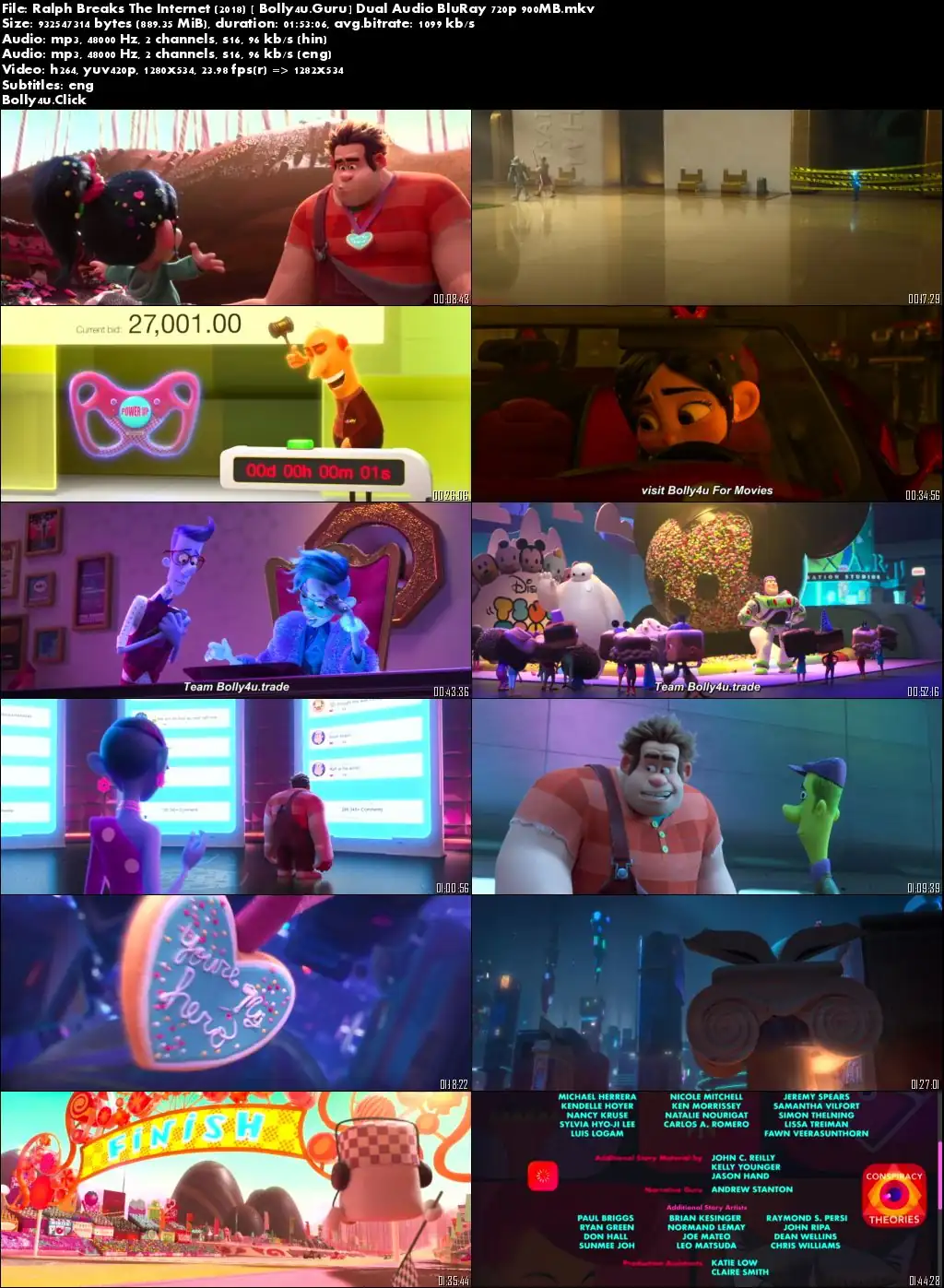 Ralph Breaks The Internet 2018 BluRay 400Mb Hindi Dual Audio ORG 480p Download Ralph Breaks The Internet 2018 BluRay 400Mb Hindi Dual Audio ORG 480p Download
