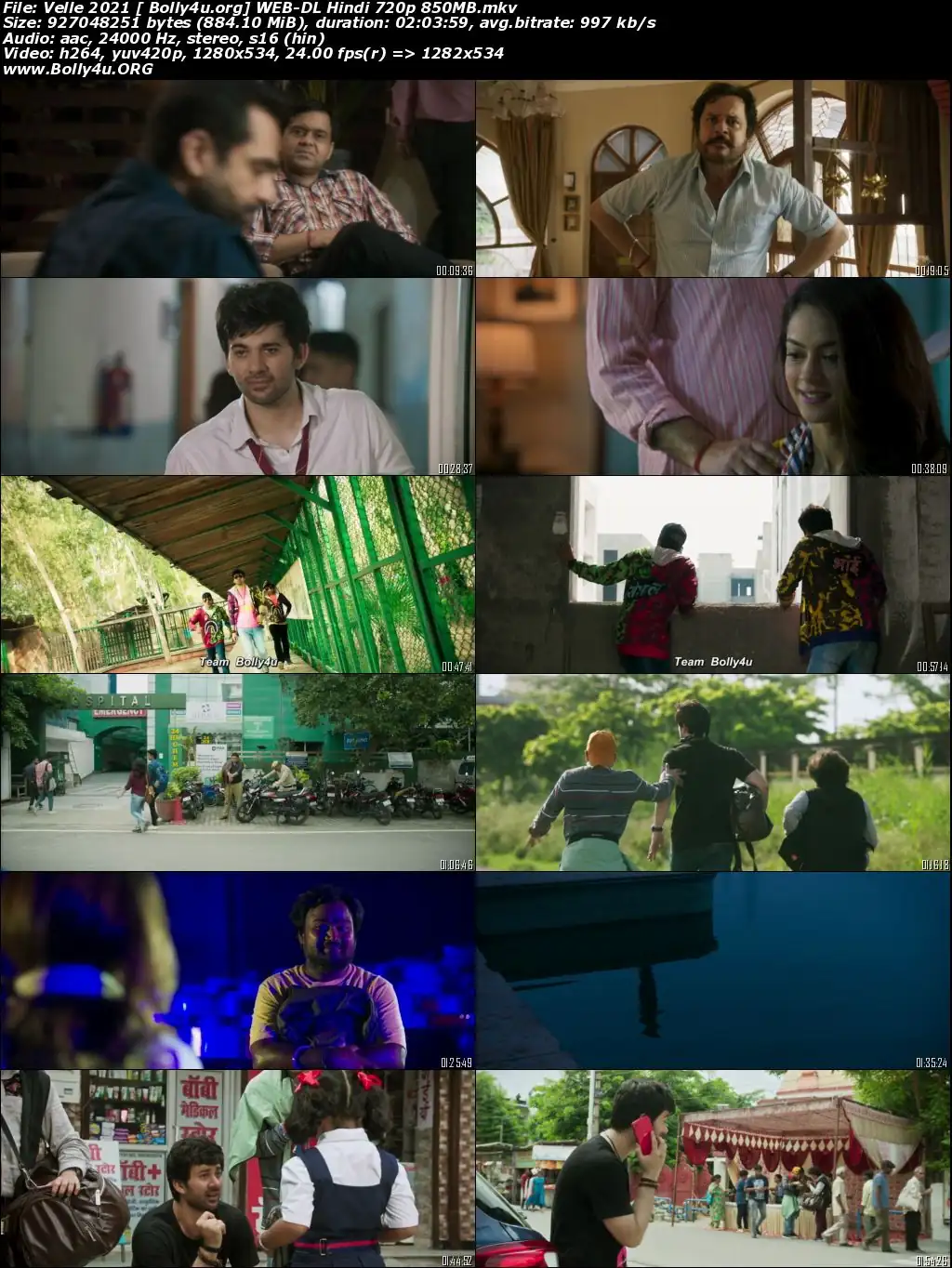 Velle 2021 WEB-DL 850MB Hindi Movie Download 720p