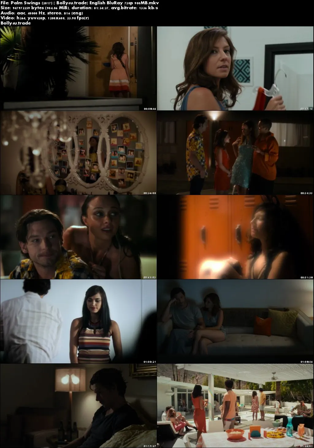  Palm Swings 2017 BluRay 900MB Full English Movie Download 720p