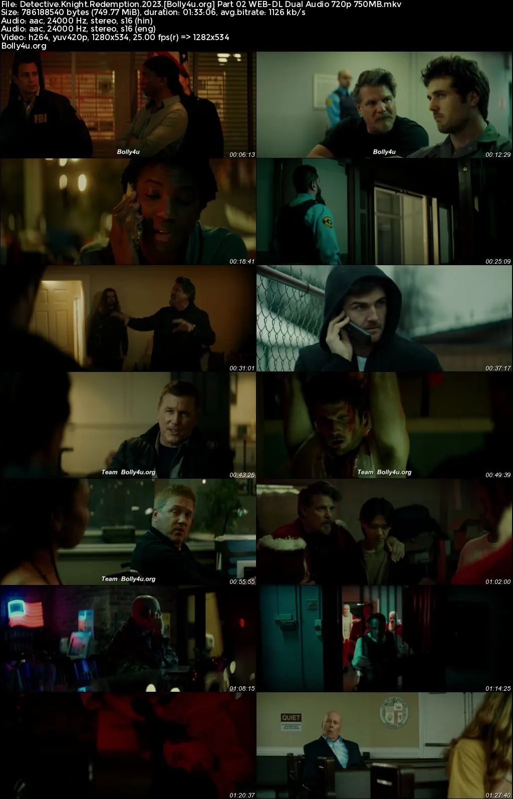 Detective Knight Redemption 2022 WEB-DL Hindi Dual Audio ORG Full Movie Download 1080p  720p  480p