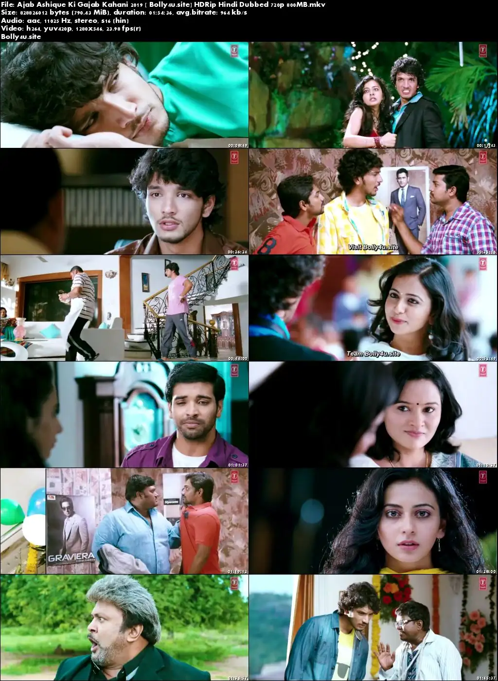 Ajab Ashique Ki Gajab Kahani 2019 HDRip 800MB Hindi Dubbed 720p Download