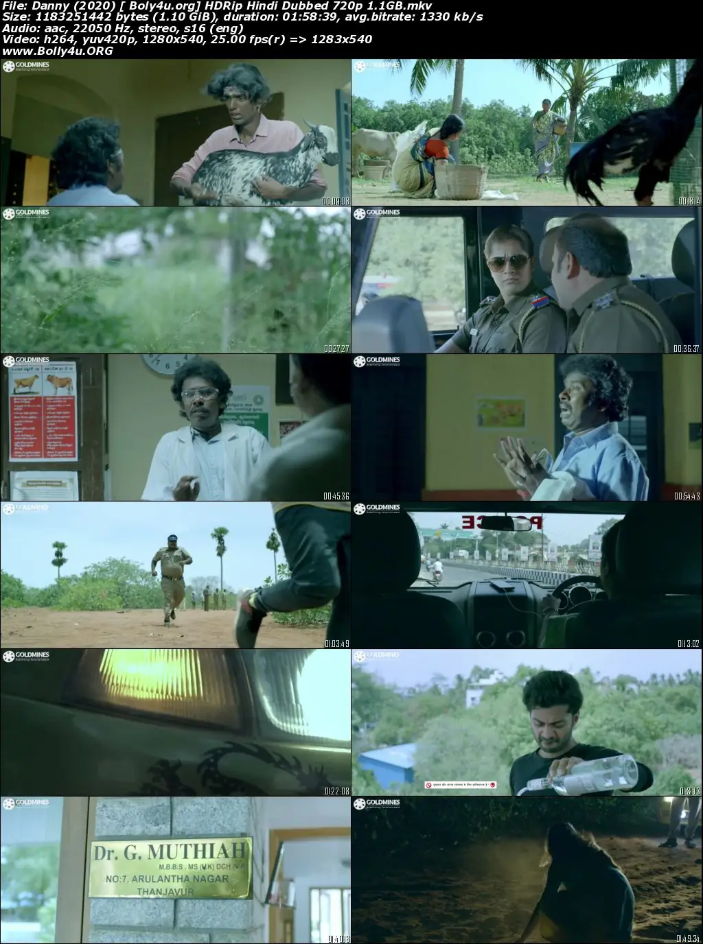 Danny 2021 HDRip 400Mb Hindi Dubbed 480p Download