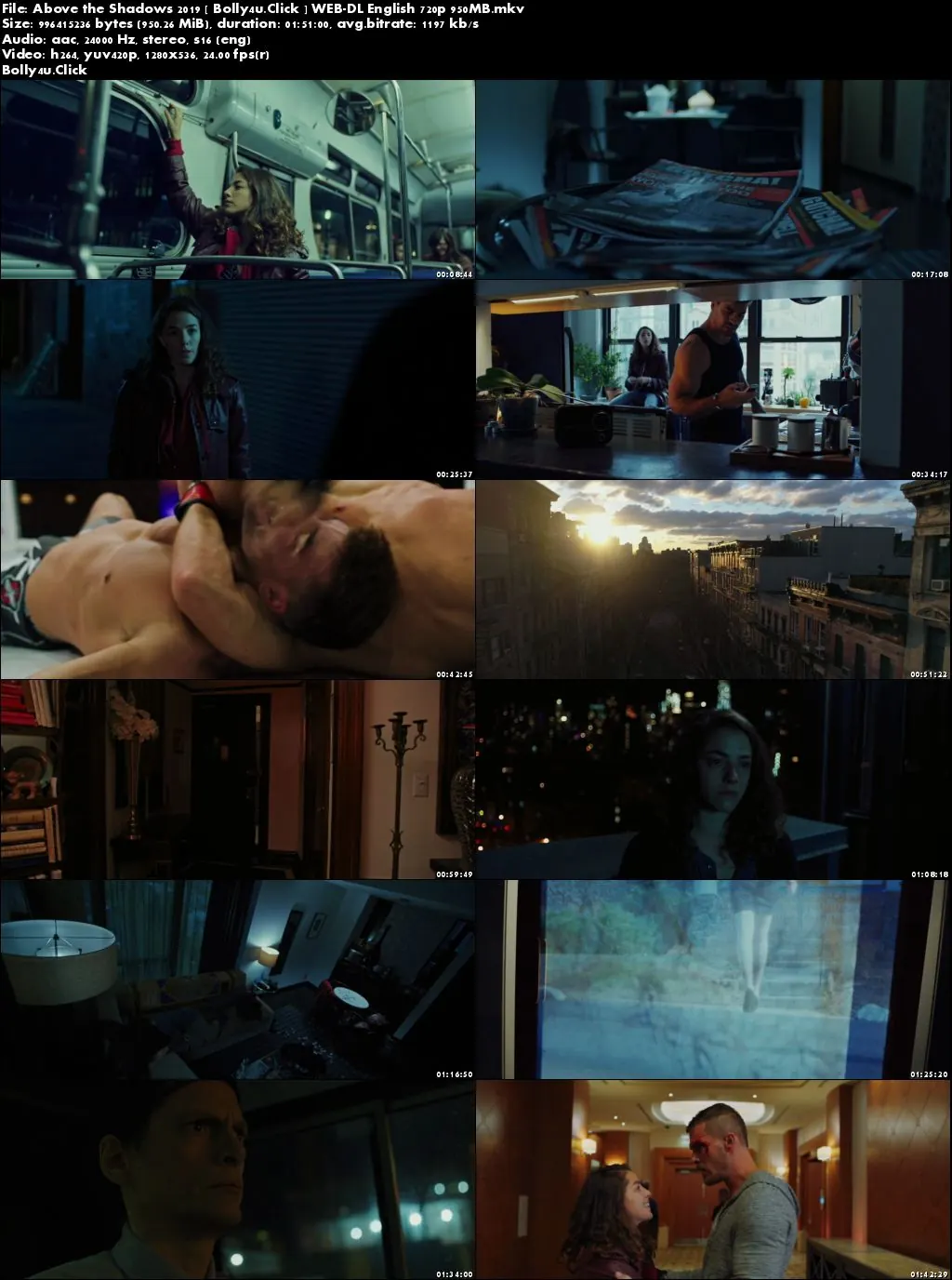 Above the Shadows 2019 WEB-DL 300MB English 480p Download