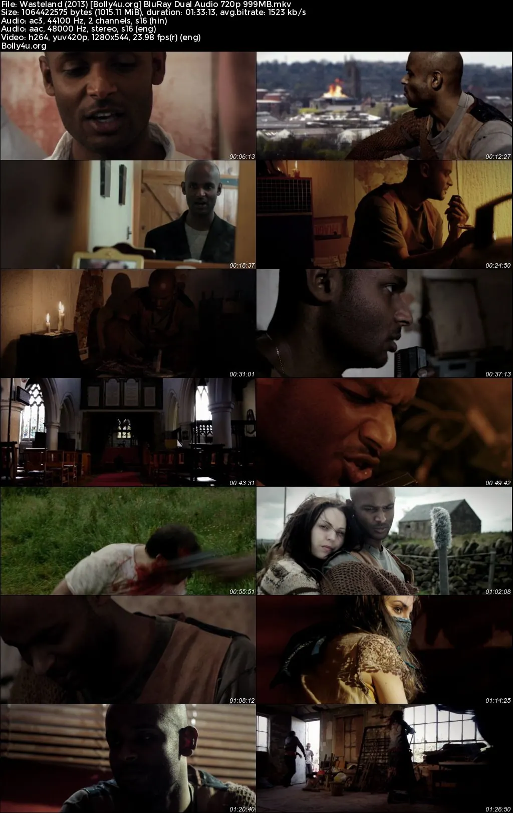 Wasteland 2013 BluRay Hindi Dual Audio Full Movie Download 720p  480p