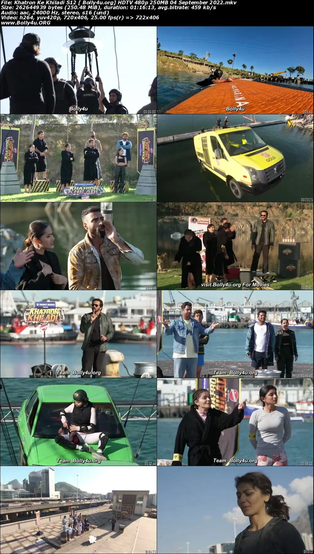 Khatron Ke Khiladi S12 HDTV 480p 250MB 04 September 2022 Download