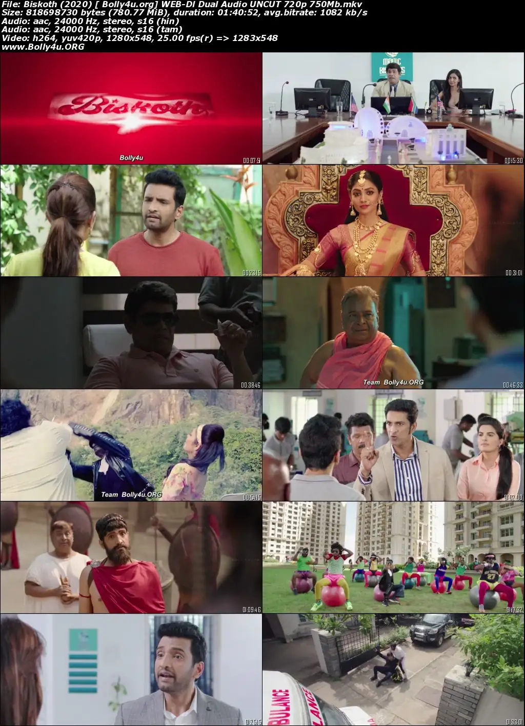 Biskoth 2020 WEB-DL 750Mb UNCUT Hindi Dual Audio 720p Download
