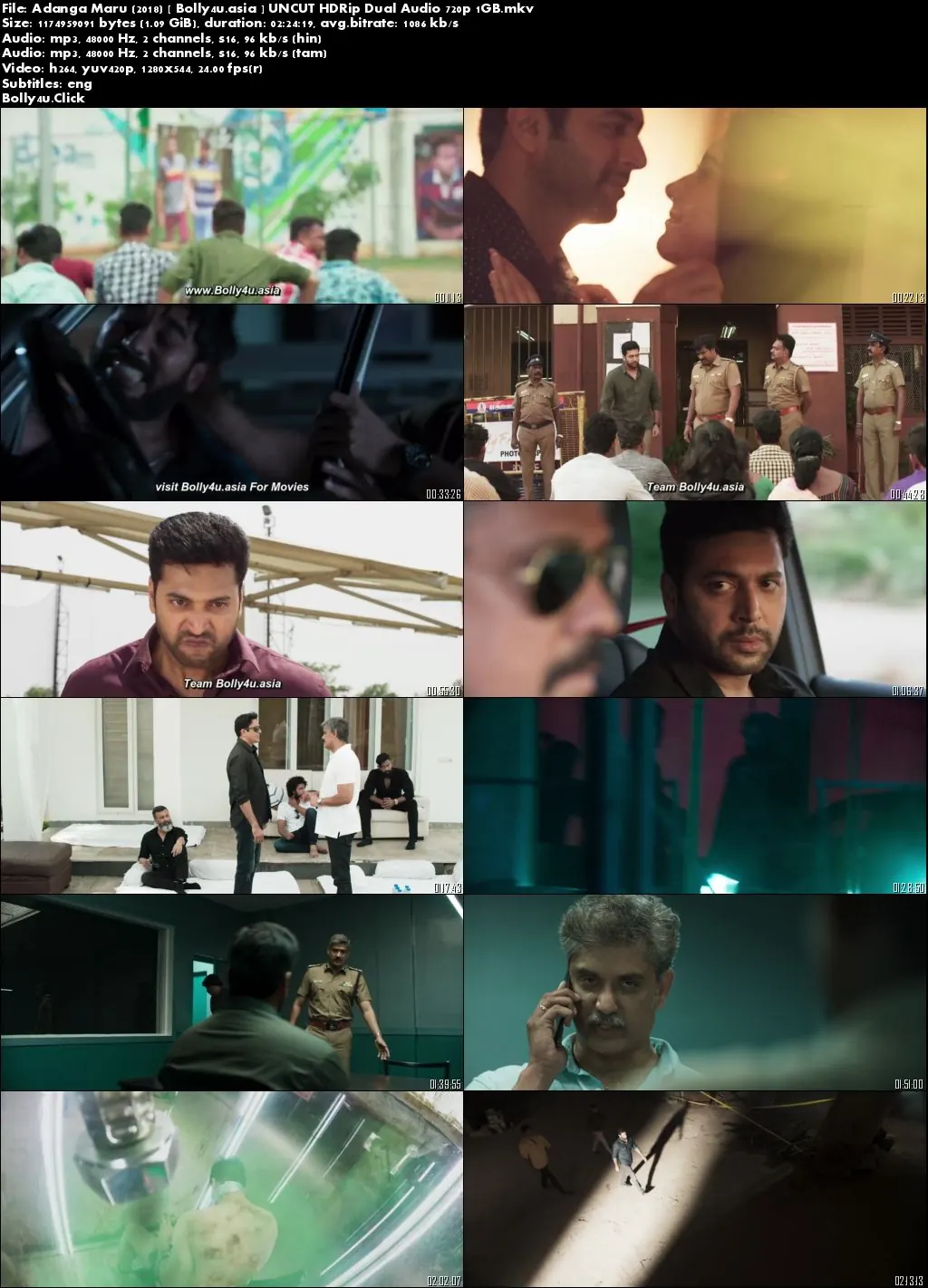 Adanga Maru 2018 HDRip 450MB UNCUT Hindi Dual Audio 480p Download Adanga Maru 2018 HDRip 450MB UNCUT Hindi Dual Audio 480p Download