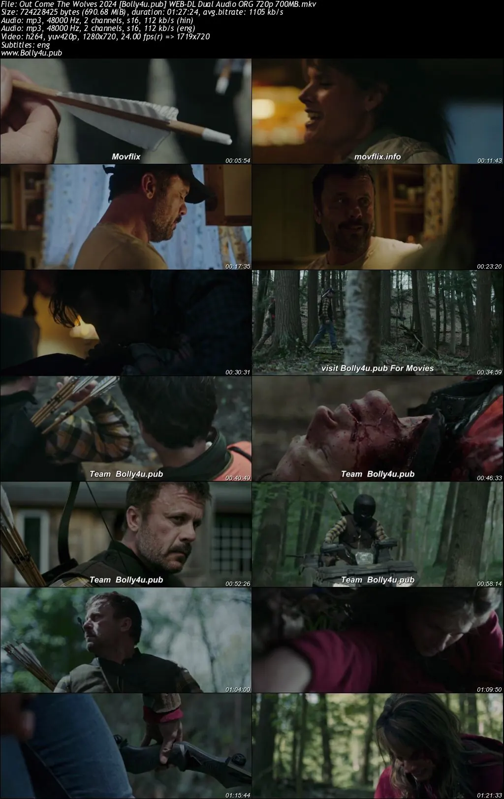 Out Come The Wolves 2024 WEB-DL Hindi Dual Audio ORG Full Movie Download 1080p  720p  480p