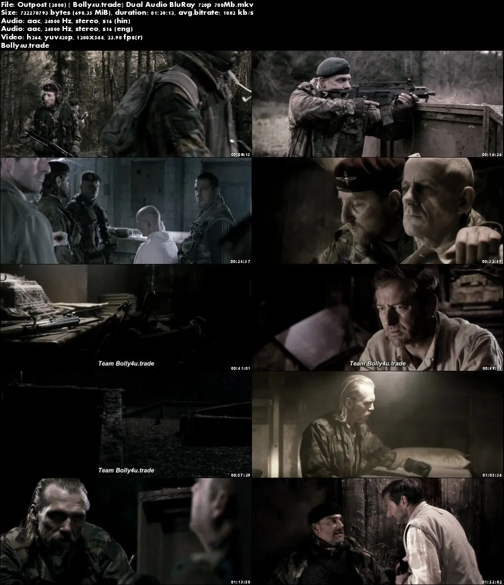Outpost 2008 BluRay 300MB Hindi Dubbed Dual Audio 480p Download