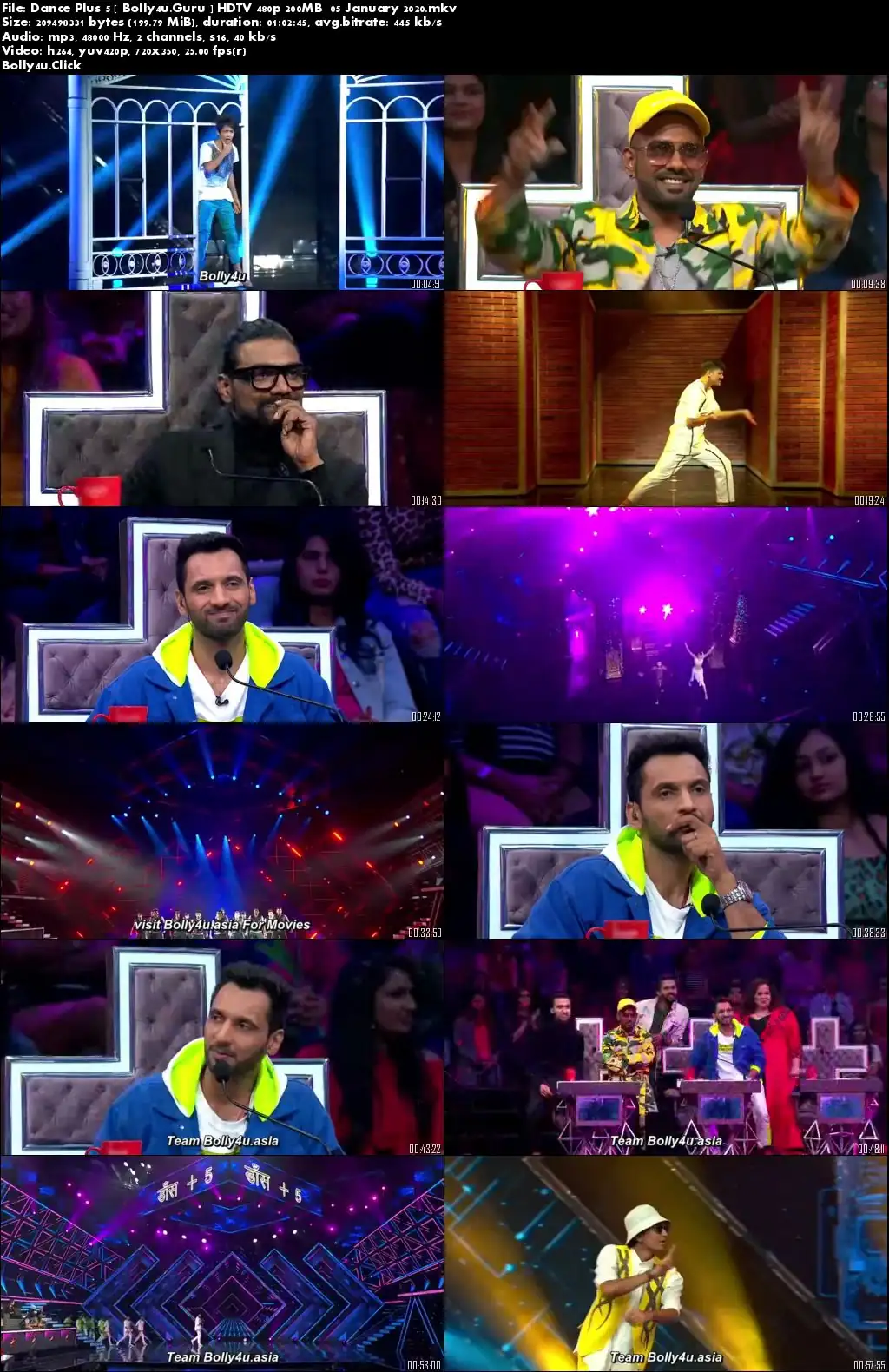 Dance Plus 5 HDTV 480p 200MB 05 January 2020 Download Dance Plus 5 HDTV 480p 200MB 05 January 2020 Download