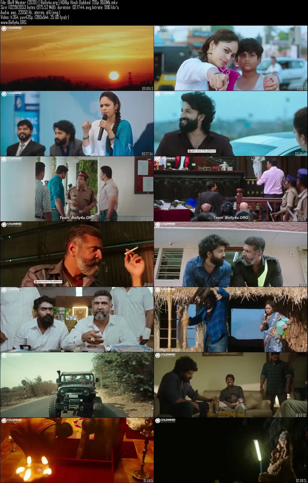 Bluff Master 2020 HDRip 950Mb Hindi Dubbed 720p Download