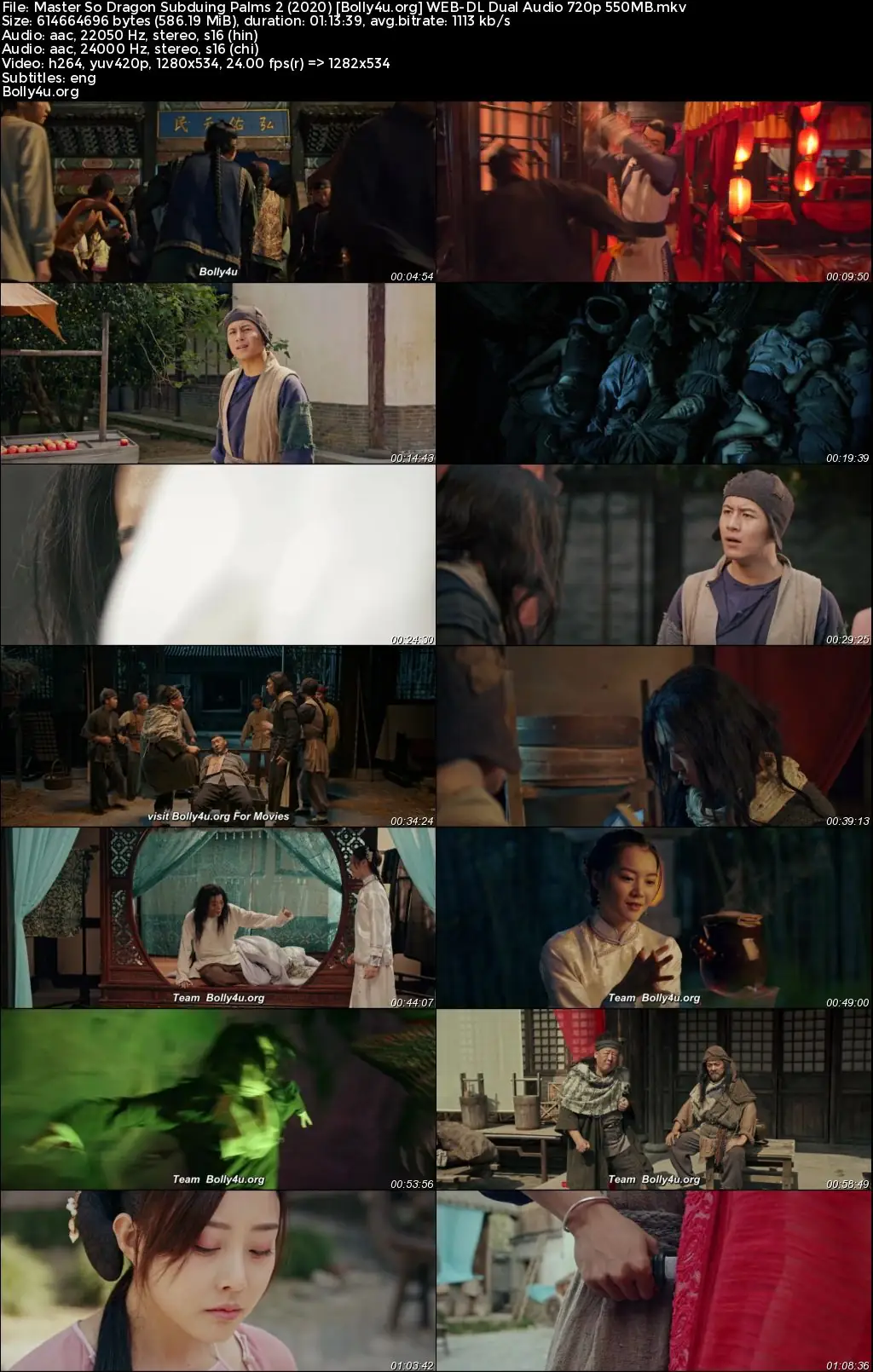 Master So Dragon Subduing Palms 2 2020 WEB-DL Hindi Dual Audio Full Movie Download 1080p  720p  480p