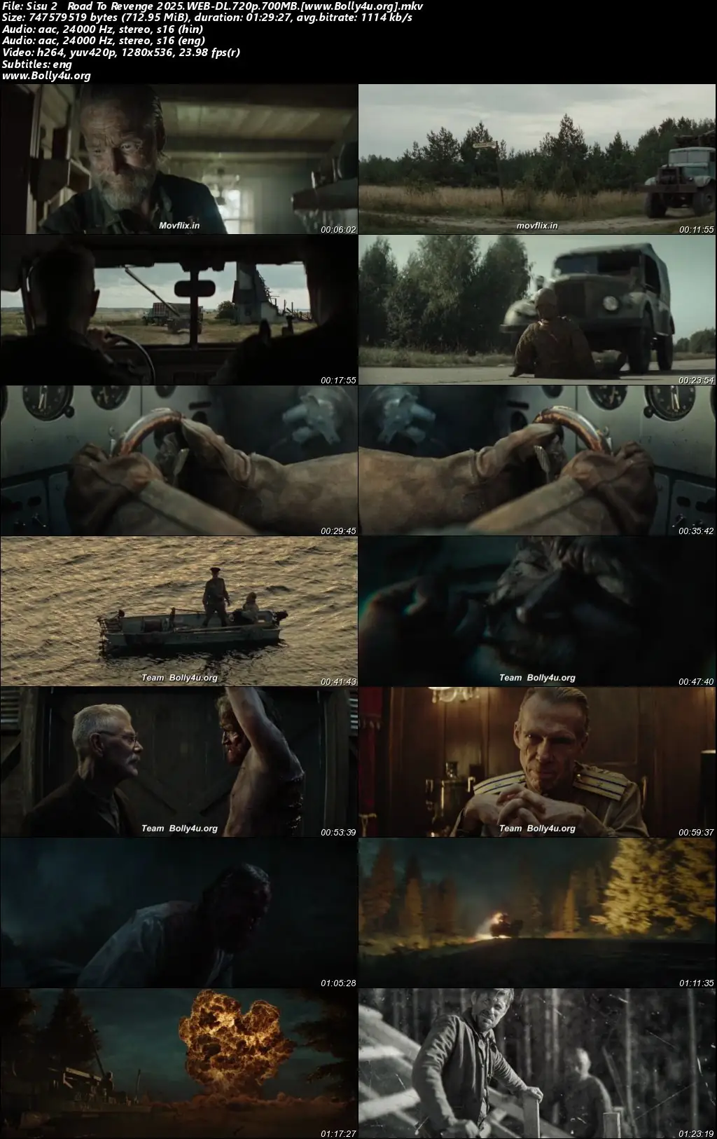 Sisu 2 Road To Revenge 2025 WEB-DL Dual Audio ORG Full Movie Download 1080p  720p  480p