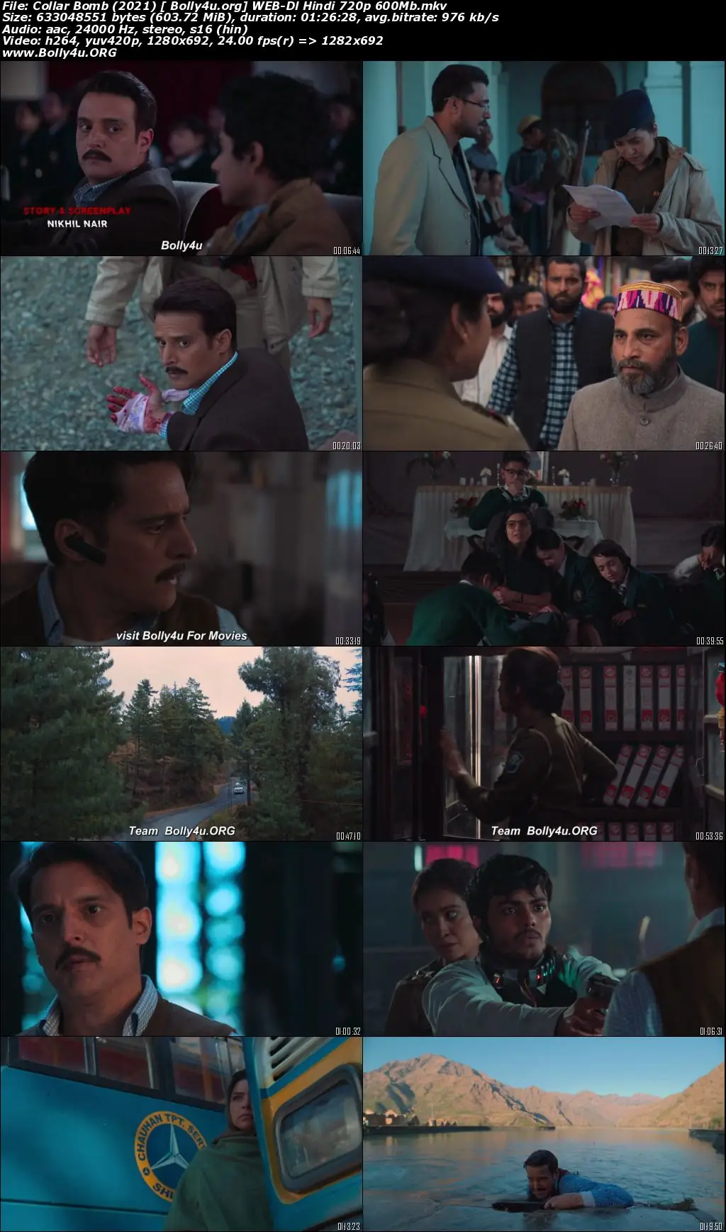 Collar Bomb 2021 WEB-DL 600Mb Hindi Movie Download 720p