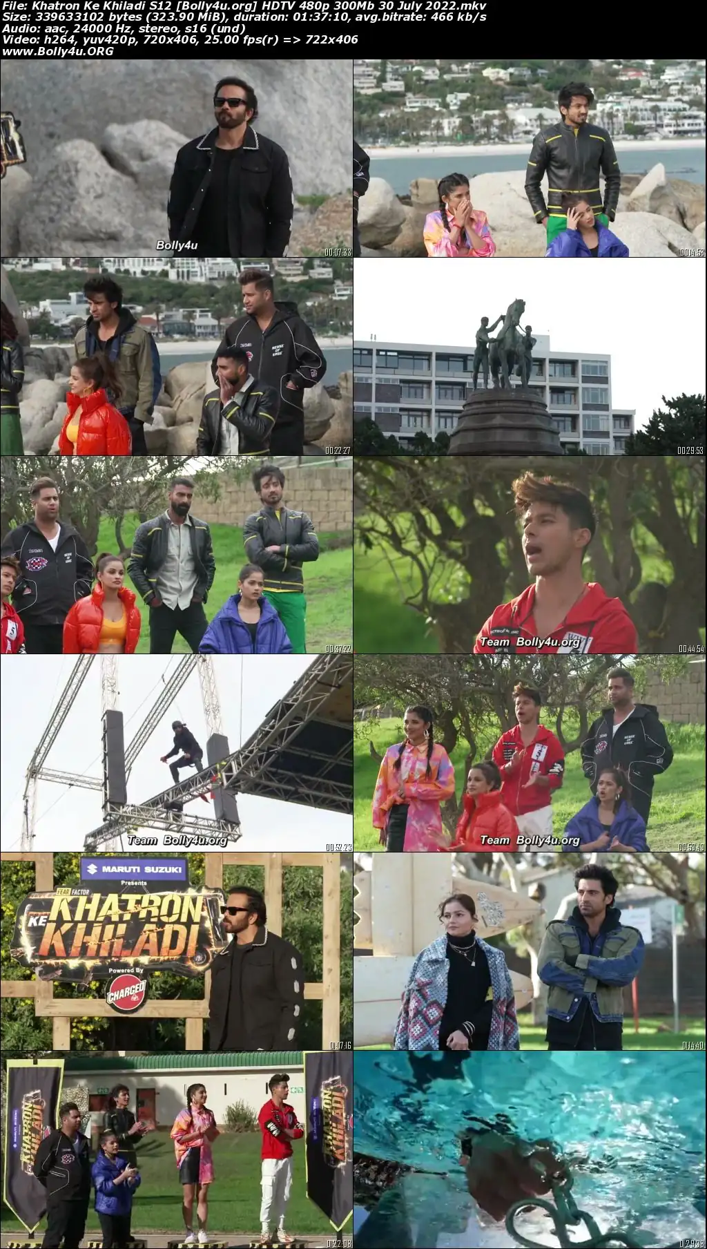 Khatron Ke Khiladi S12 HDTV 480p 300Mb 30 July 2022 Download