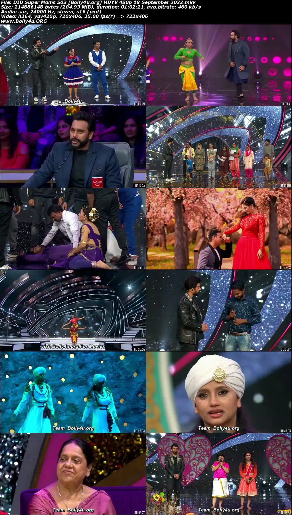 DID Super Moms S03 HDTV 480p 200MB 18 September 2022 Download