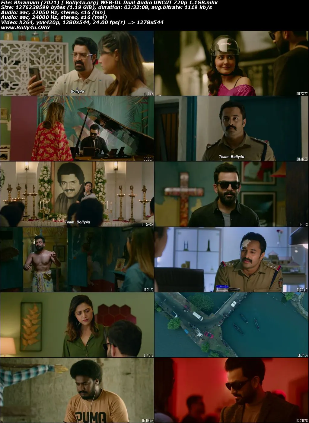 Bhramam 2021 WEB-DL 1.1Gb UNCUT Hindi Dual Audio 720p Download