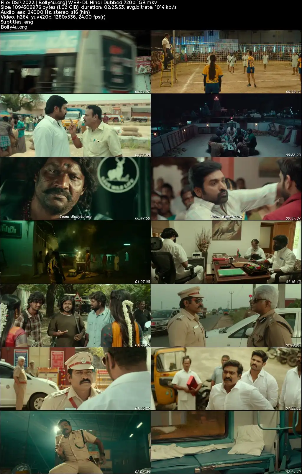 DSP 2022 WEB-DL Hindi Dubbed ORG Full Movie Download 1080p  720p  480p