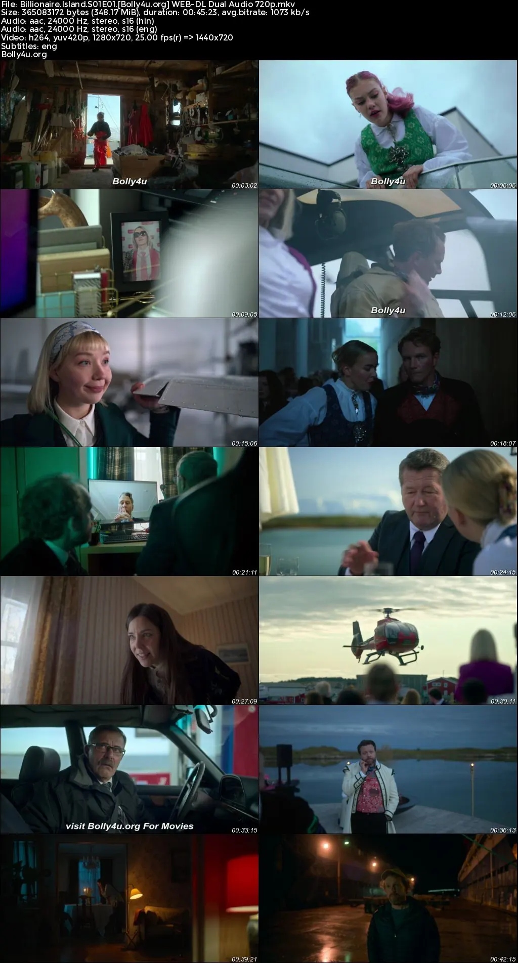 Billionaire Island 2024 WEB-DL Hindi Dual Audio ORG S01 Complete Download 720p  480p