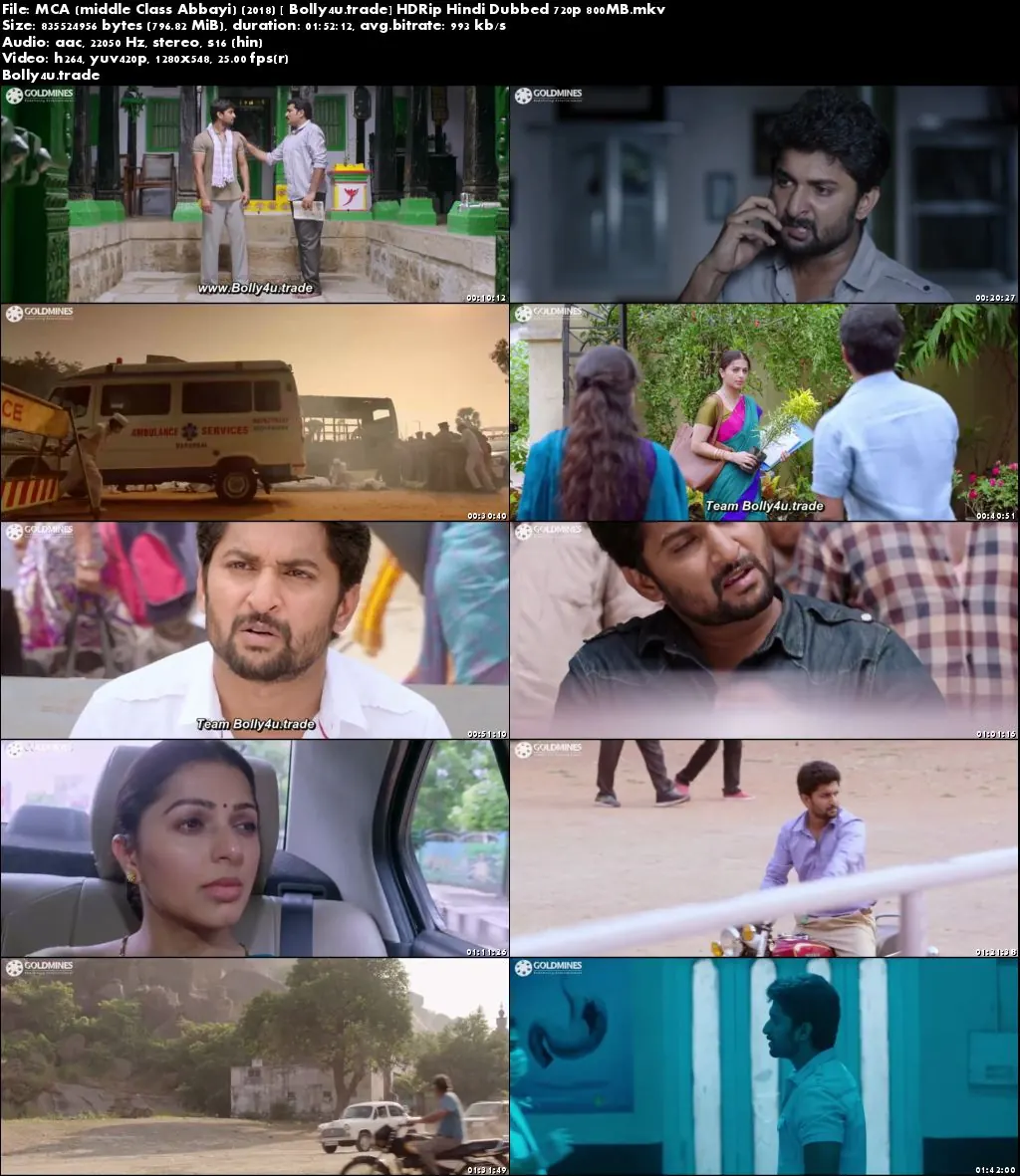 MCA Middle Class Abbayi 2018 HDRip 300MB Hindi Dubbed 480p Download MCA Middle Class Abbayi 2018 HDRip 300MB Hindi Dubbed 480p Download
