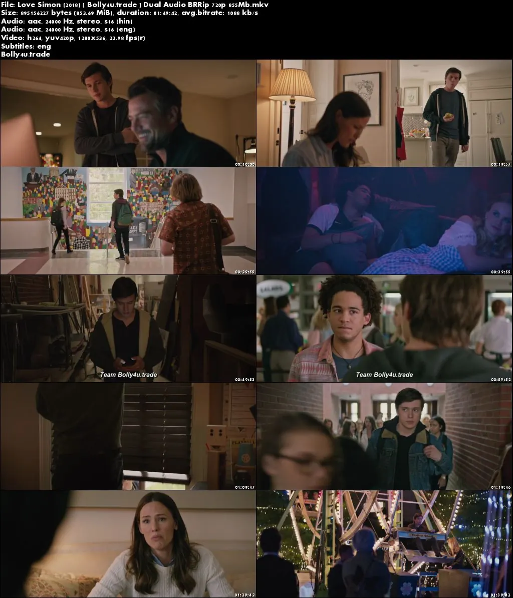 Love Simon 2018 BRRip 350MB Hindi Dual Audio 480p Download Love Simon 2018 BRRip 350MB Hindi Dual Audio 480p Download