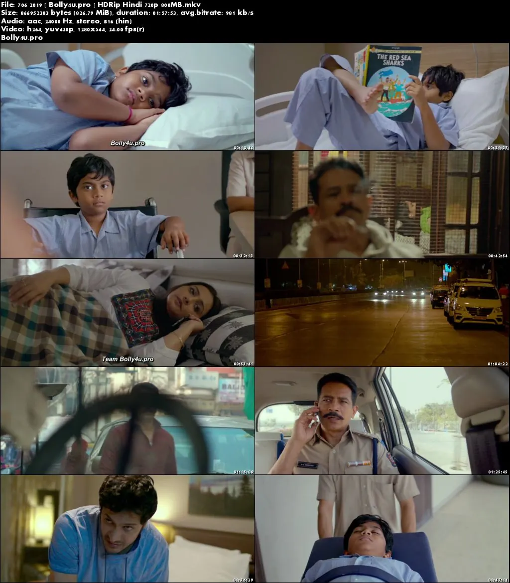 706 (2019) HDRip 800MB Full Hindi Movie Download 720p