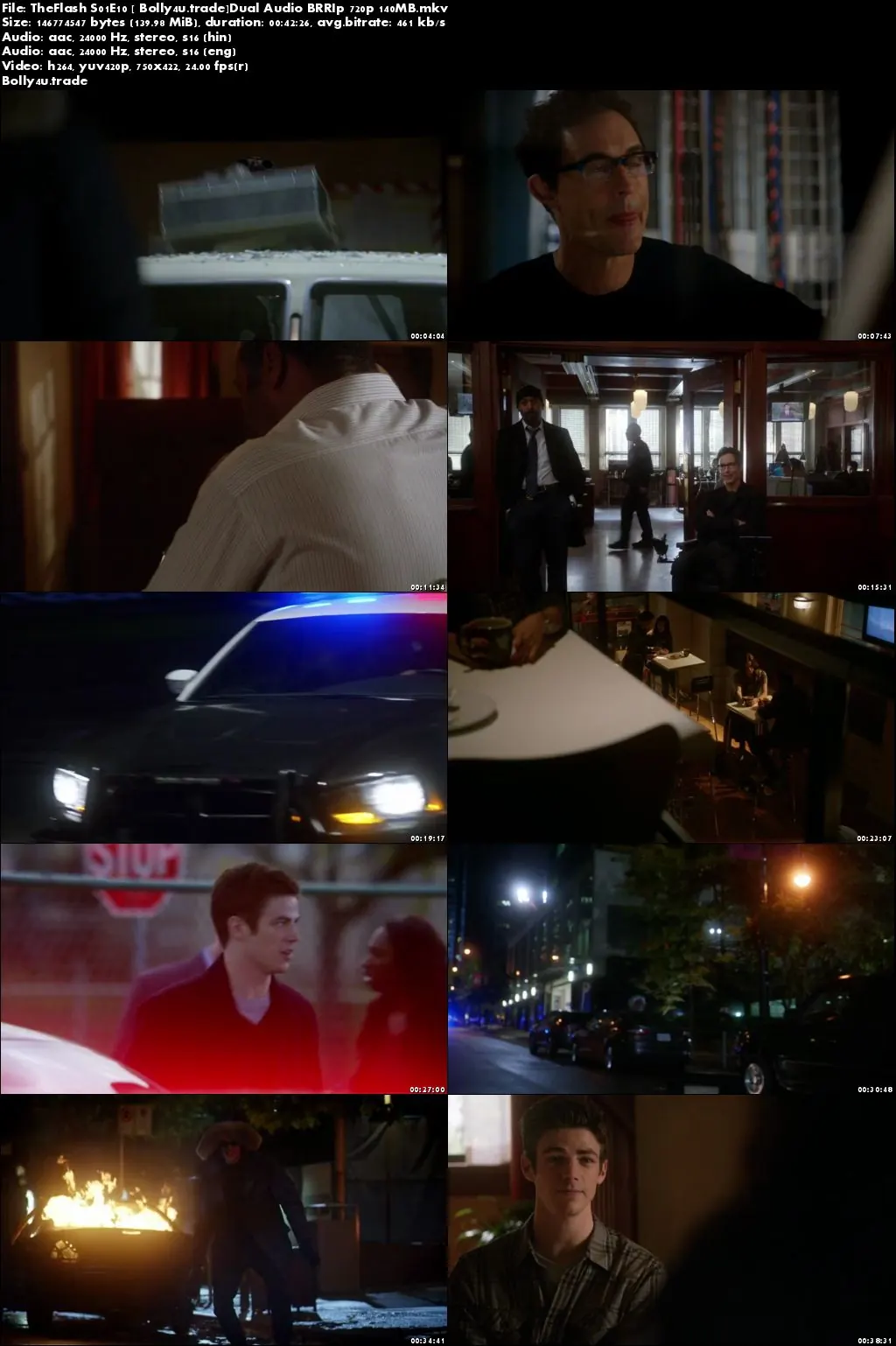 The Flash 2014 S01E10 BRRip 150MB Hindi Dual Audio 480p Download