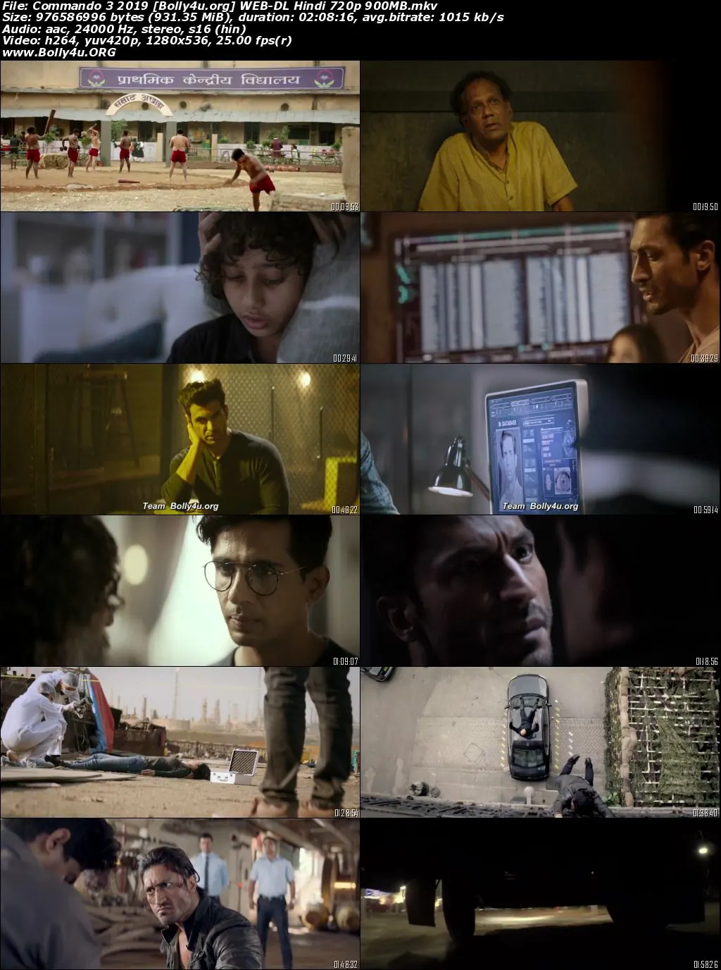 Commando 3 2019 WEB-DL Hindi Full Movie Download 1080p  720p  480p