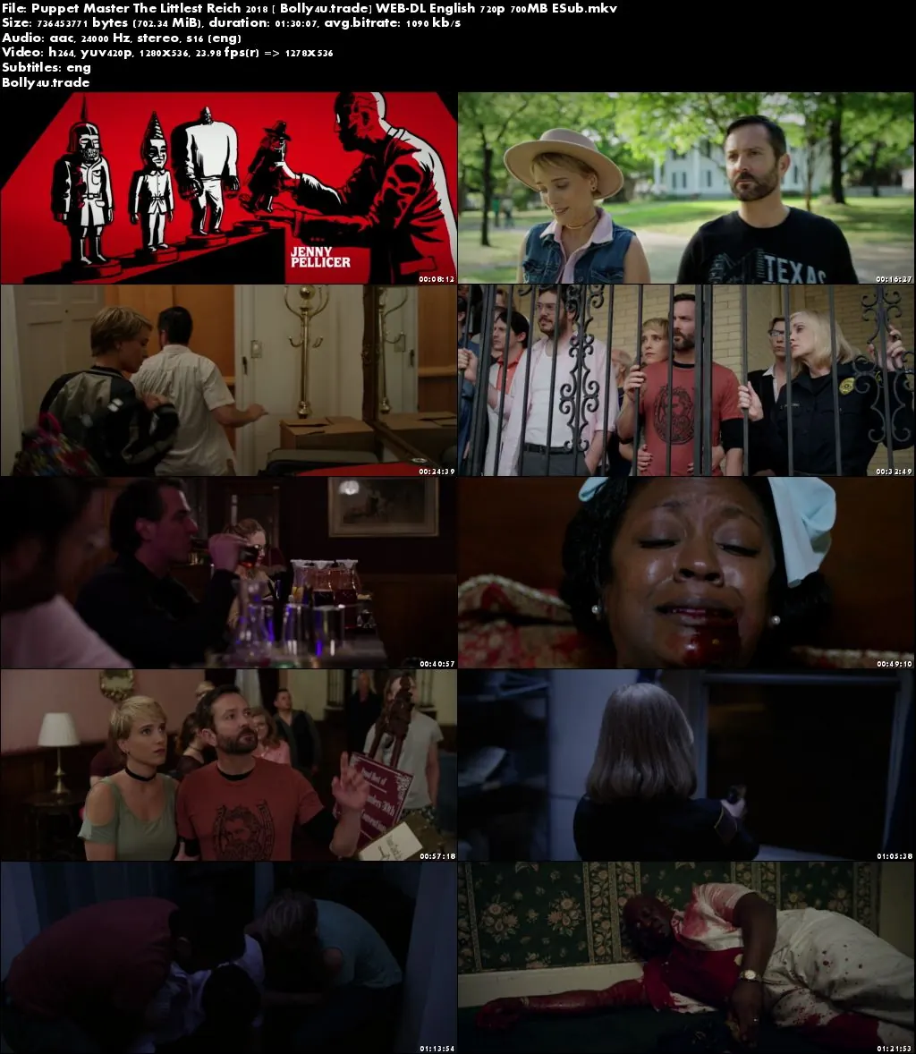 Puppet Master The Littlest Reich 2018 WEB-DL 700MB English 720p ESub Download Puppet Master The Littlest Reich 2018 WEB-DL 700MB English 720p ESub Download