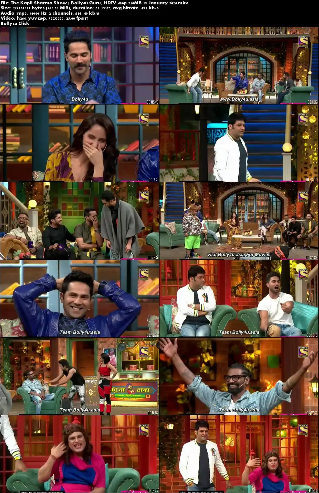 The Kapil Sharma Show HDTV 480p 250MB 19 January 2020 Download The Kapil Sharma Show HDTV 480p 250MB 19 January 2020 Download