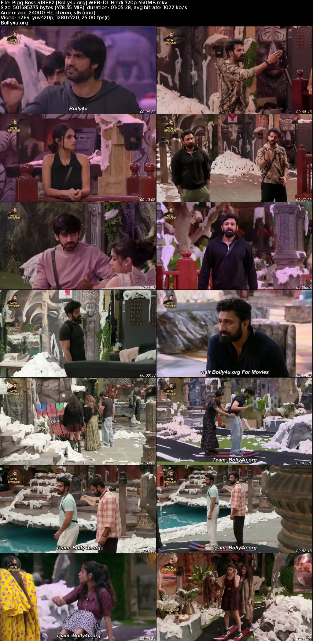 Bigg Boss 2024 WEB-DL Hindi S18E82 Download 720p  480p