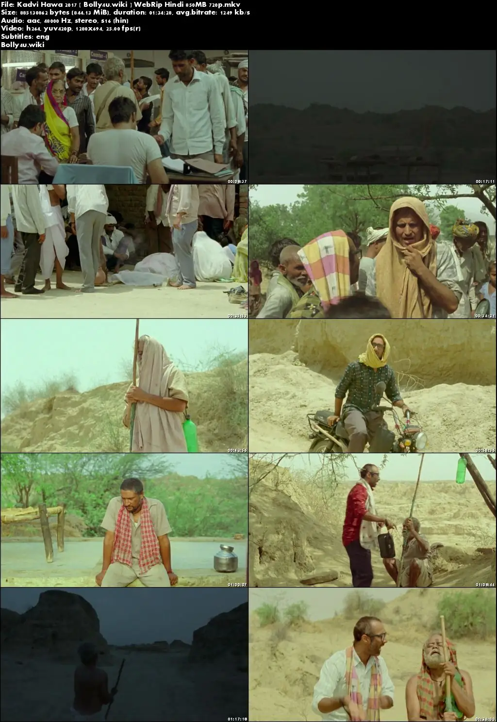 Kadvi Hawa 2017 WEB-DL 850Mb Full Hindi Movie Download 720p