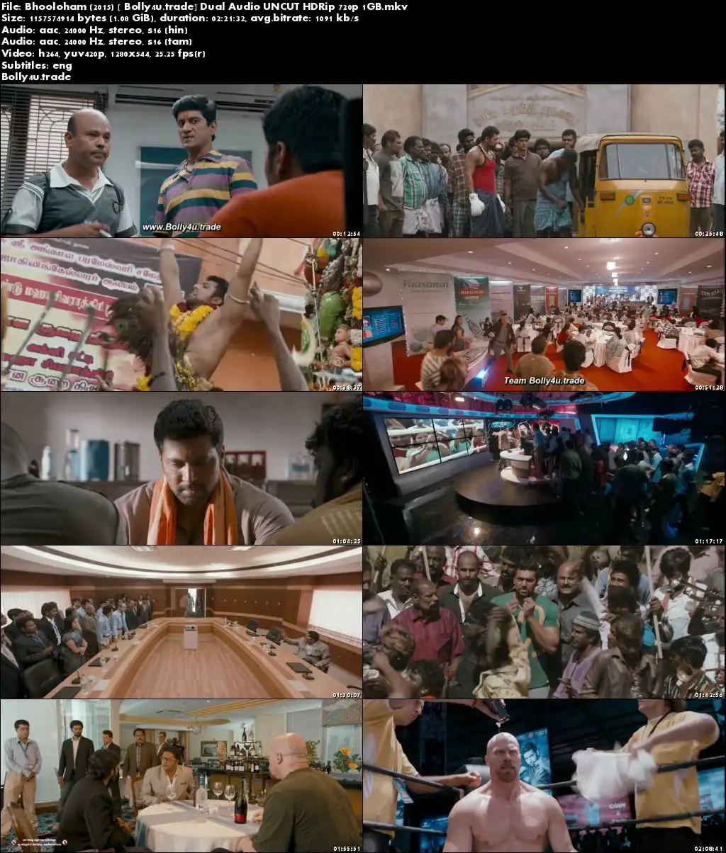 Bhooloham 2015 HDRip 1GB UNCUT Hindi Dual Audio 720p ESub Download