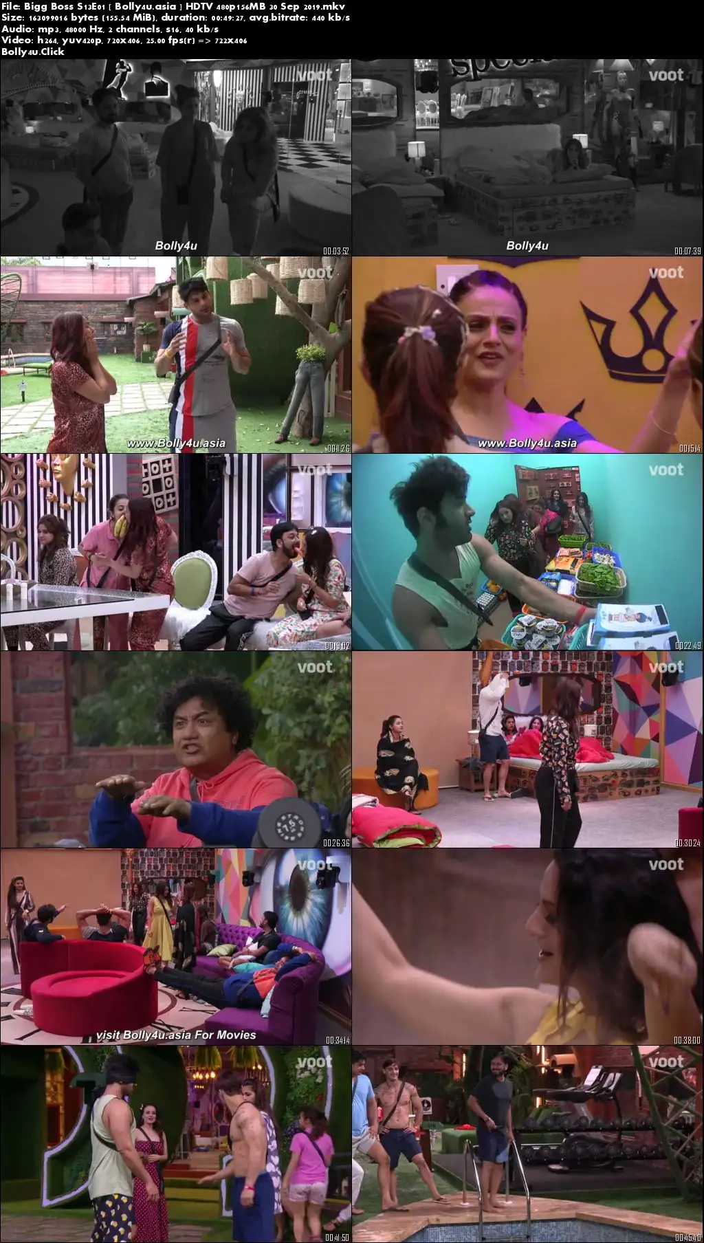 Bigg Boss S13E01 HDTV 480p 150MB 30 September 2019 Download Bigg Boss S13E01 HDTV 480p 150MB 30 September 2019 Download