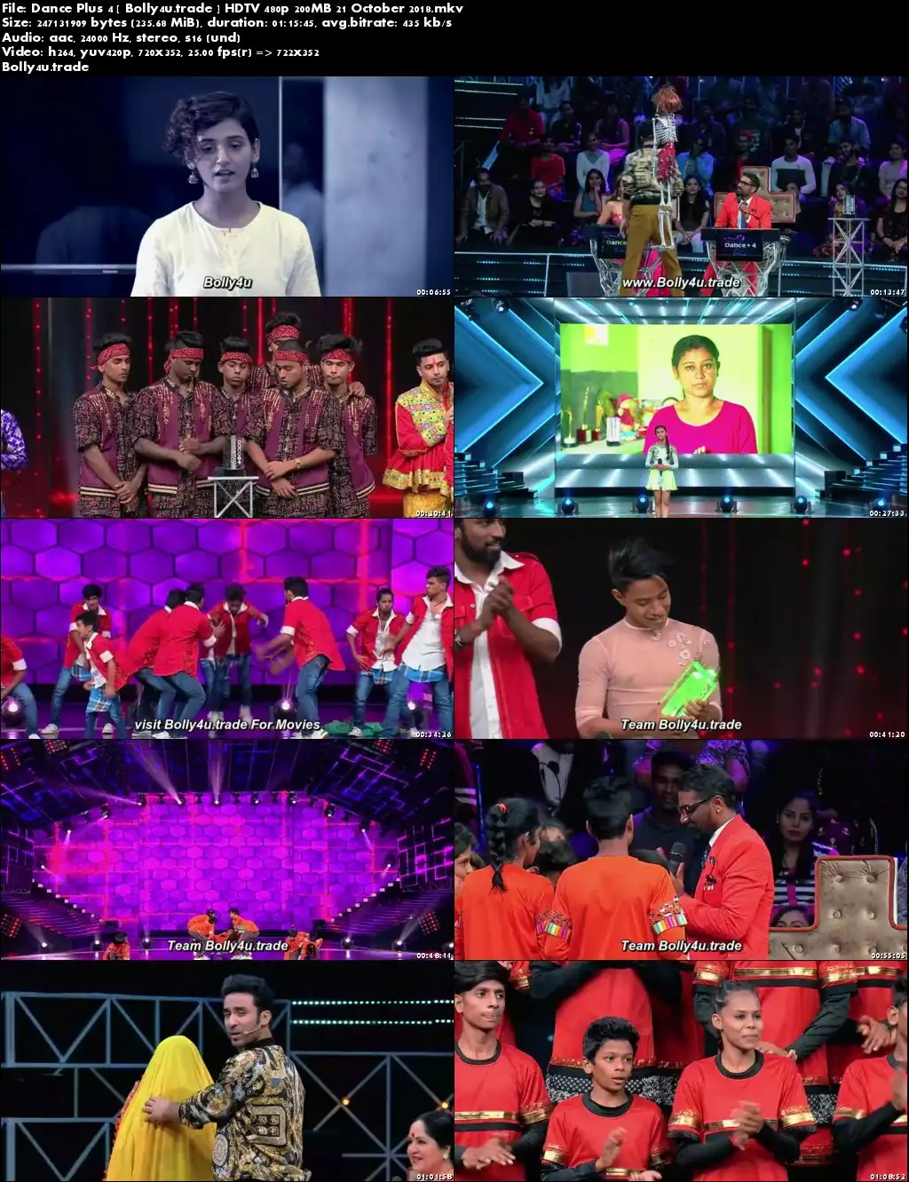 Dance Plus Season 4 HDTV 480p 200MB 21 October 2018 Download Dance Plus Season 4 HDTV 480p 200MB 21 October 2018 Download