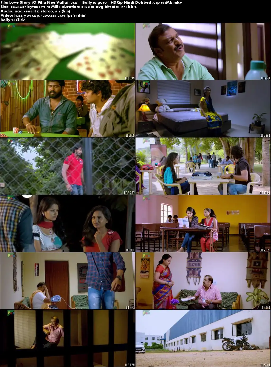 Love Story 2020 HDRip 800Mb Hindi Dubbed 720p Download