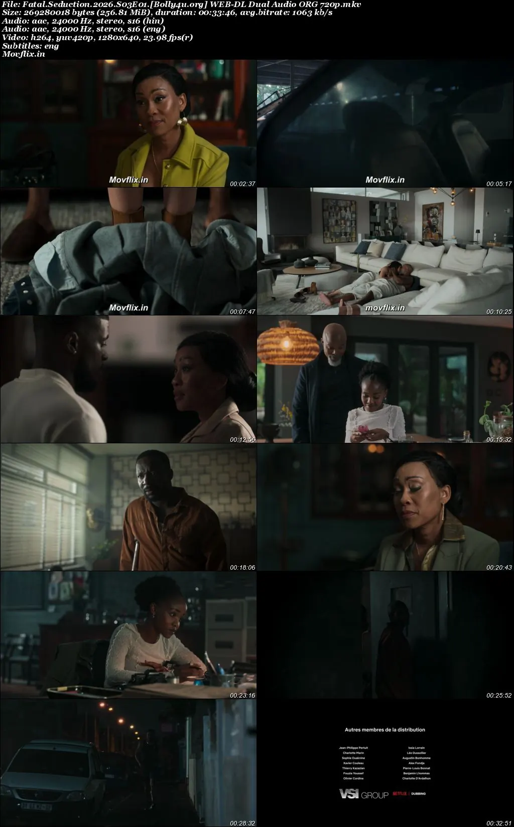 Fatal Seduction 2026 WEB-DL Hindi Dual Audio ORG S03 Complete Download 720p  480p