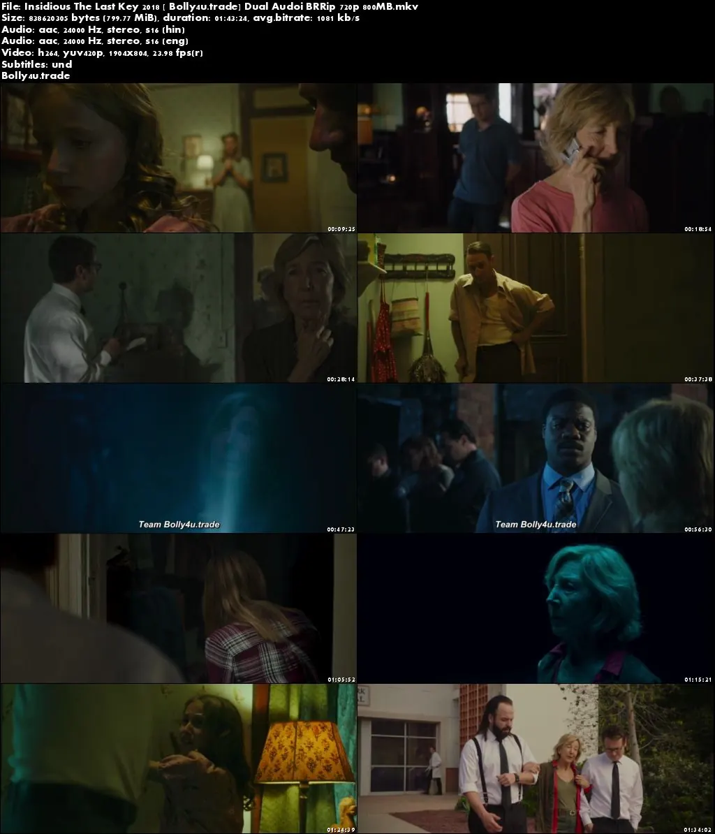 Insidious The Last Key 2018 BRRip 350MB Hindi Dual Audio ORG 480p Download
