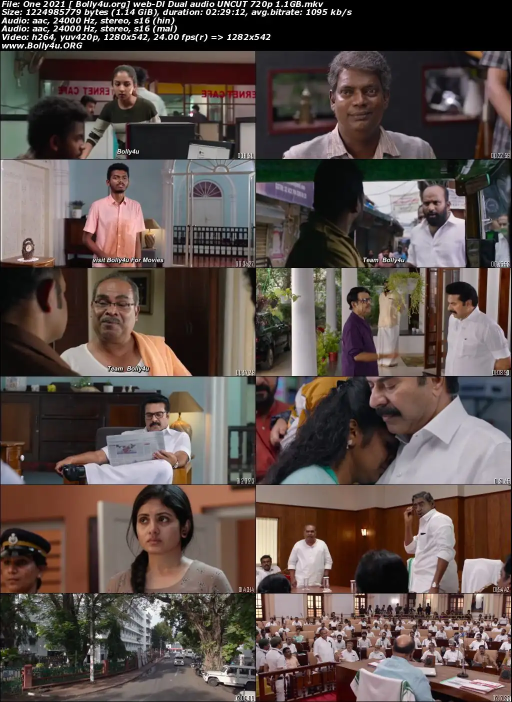 One 2021 WEB-DL 1.1GB UNCUT Hindi Dual Audio 720p Download