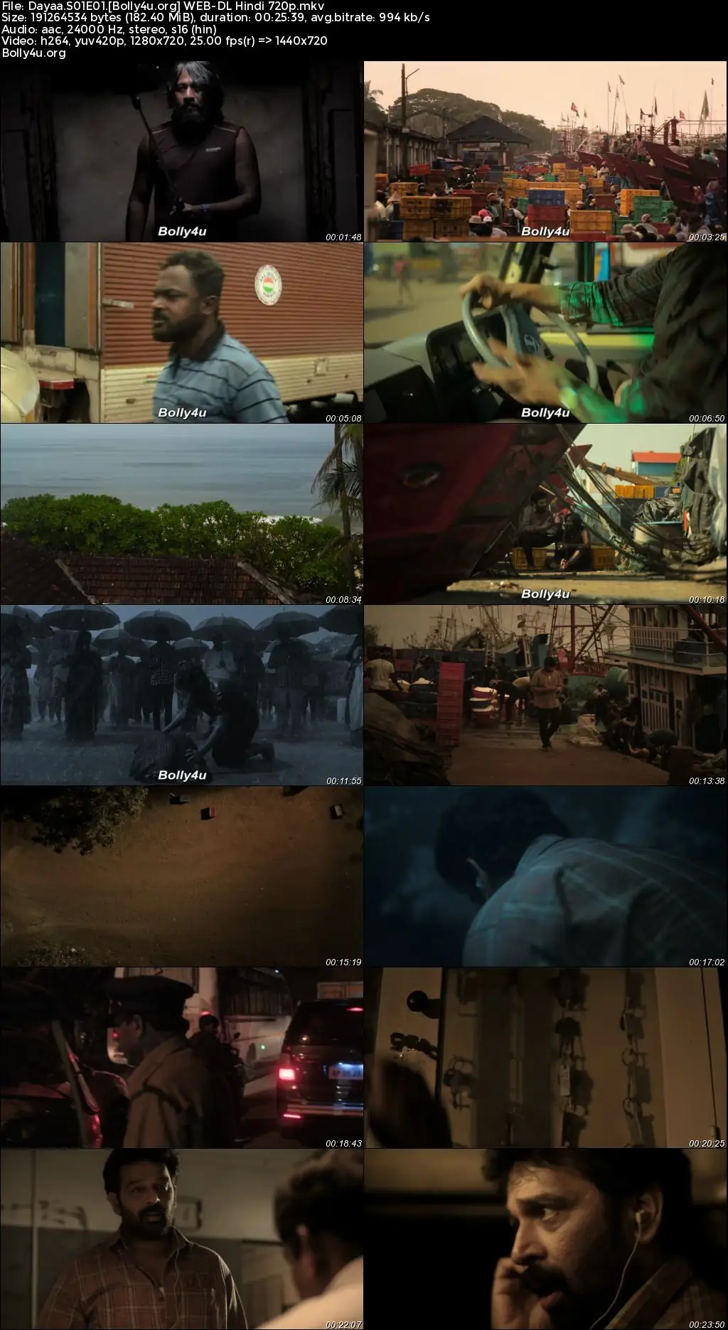 Dayaa 2023 WEB-DL Hindi S01 Complete Download 720p  480p