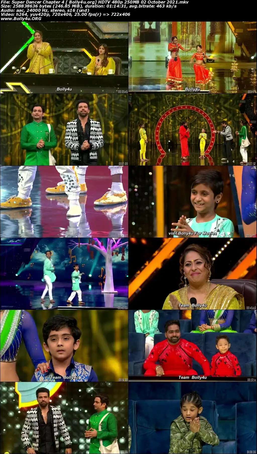 Super Dancer Chapter 4 HDTV 480p 250MB 02 October 2021 Download