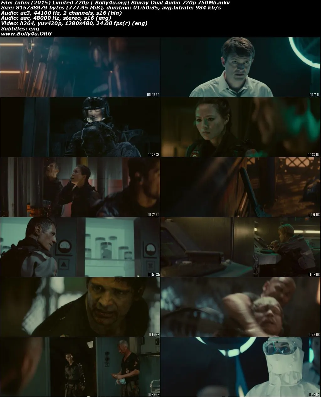 Infini 2015 BluRay 750MB Hindi Dual Audio 720p Download