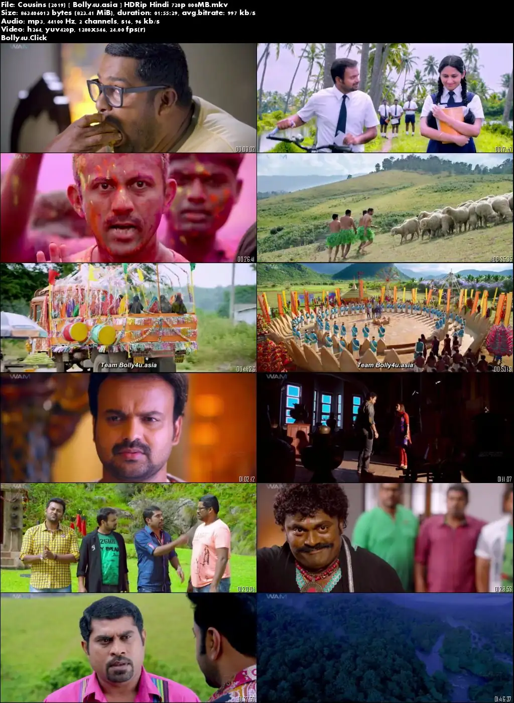 Cousins 2019 HDRip 800Mb Hindi Dubbed 720p Download