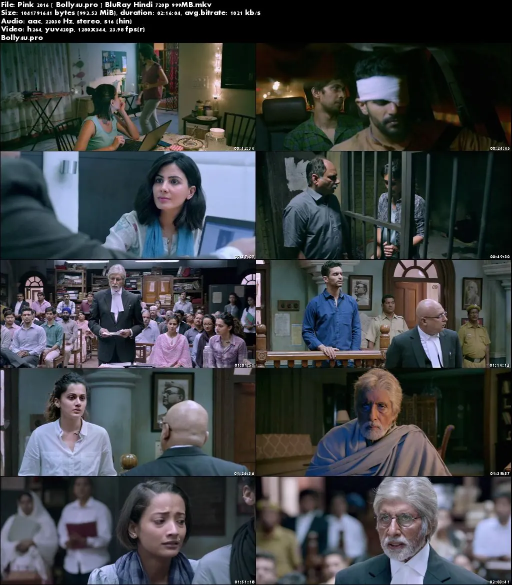 Pink 2016 BluRay 400Mb Full Hindi Movie Download 480p