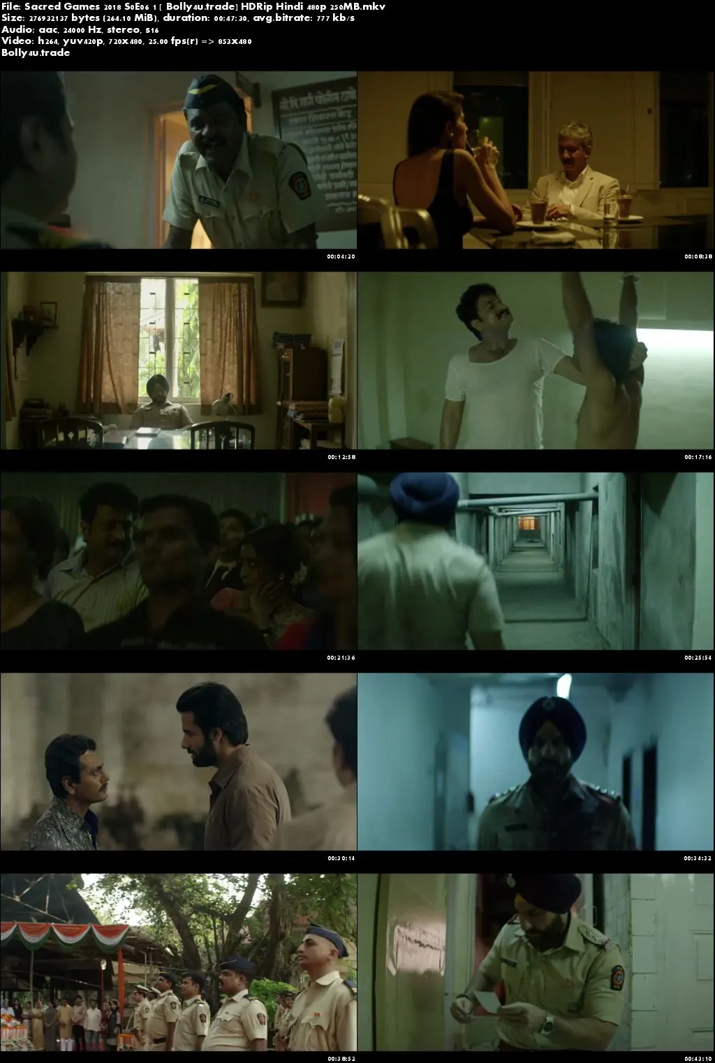 Sacred Games 2018 S01E06 HDRip 250MB Hindi 480p Download Sacred Games 2018 S01E06 HDRip 250MB Hindi 480p Download