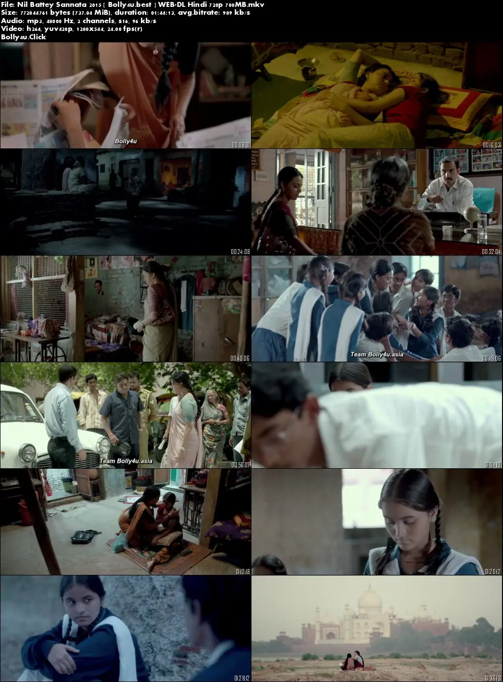 Nil Battey Sannata 2015 WEB-DL 700MB Full Hindi Movie Download 720p Nil Battey Sannata 2015 WEB-DL 700MB Full Hindi Movie Download 720p